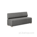 Conjunto confortável de cadeira de sofá de sala de estar de mobiliário